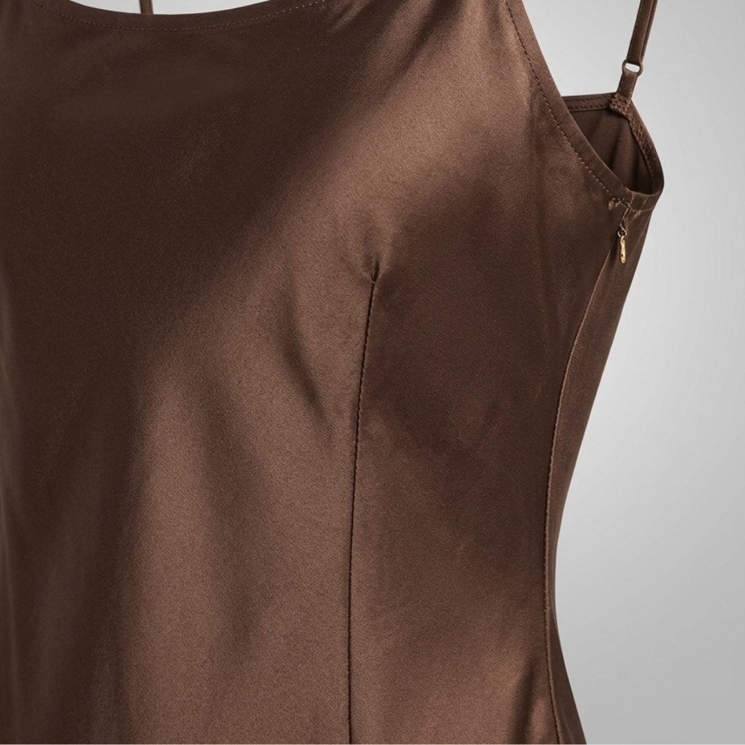 Abito Maxi Donna con Spalline Sottili