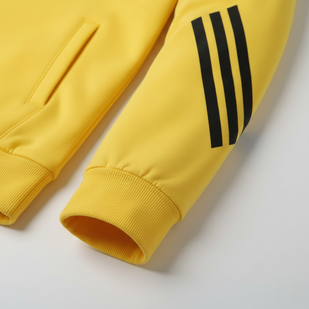 Tuta Uomo Sportiva con Zip in Misto Fibre