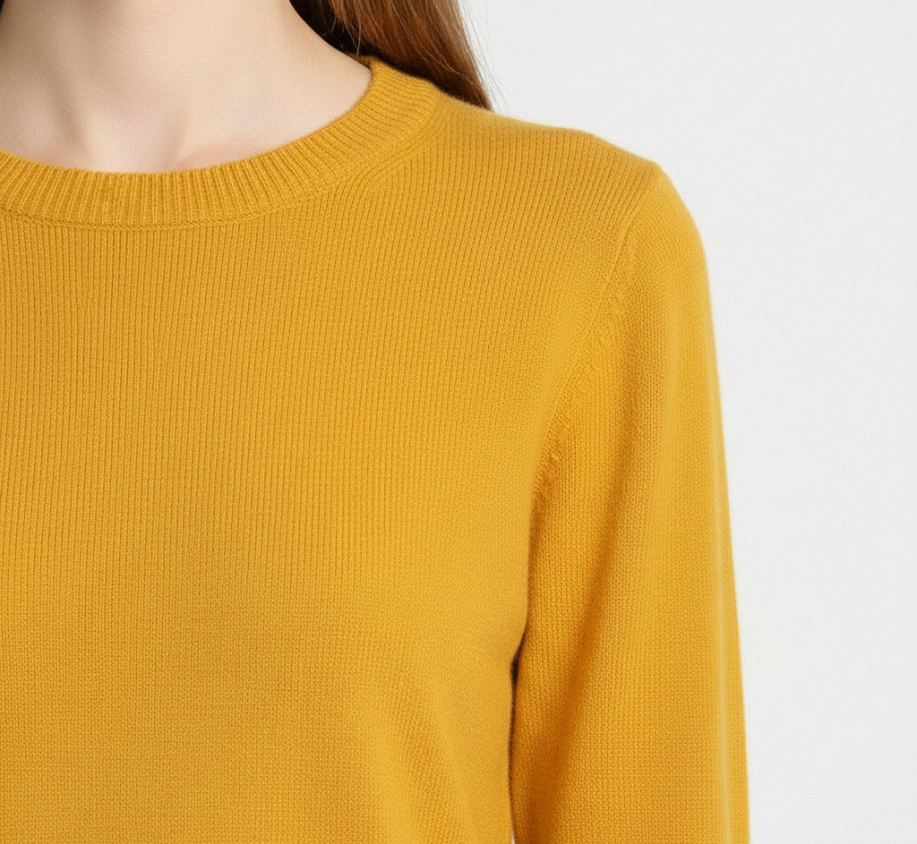 Maglione Donna Cashmere Slim Fit Manica Lunga – Elegante