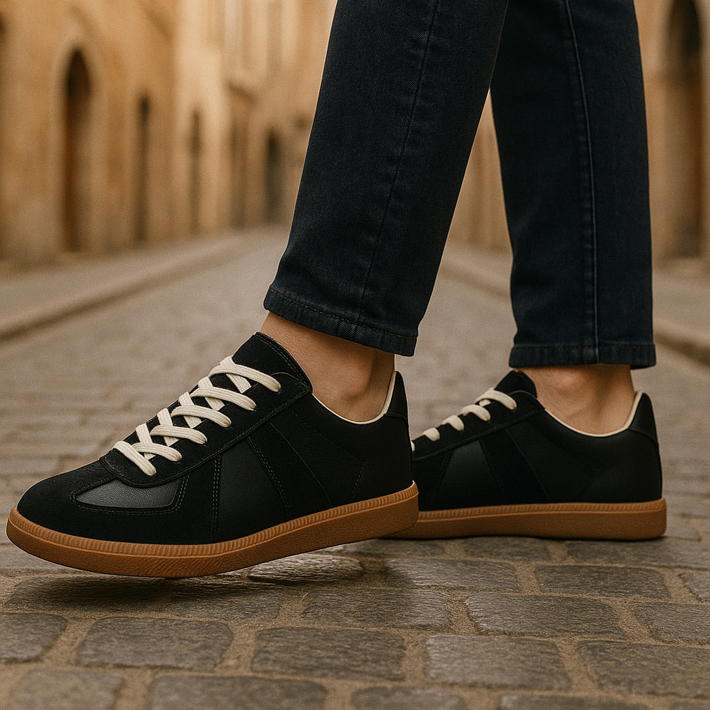 Sneakers Uomo in Mesh Stringate Traspiranti Antiscivolo Supportive Comode