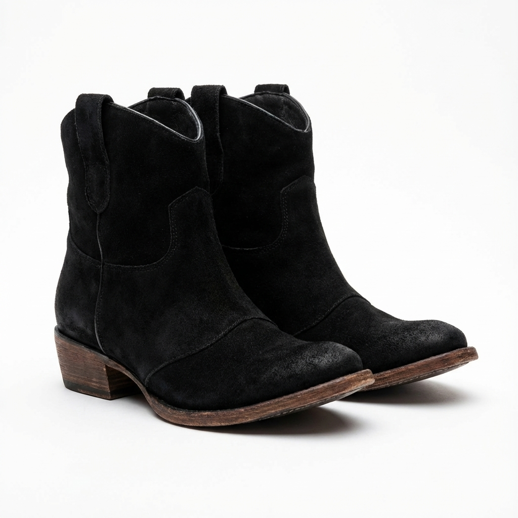 Botines Cowboy Donna Senza Chiusura – Punta Tonda