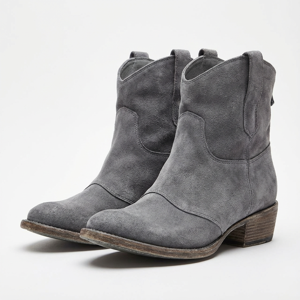 Botines Cowboy Donna Senza Chiusura – Punta Tonda