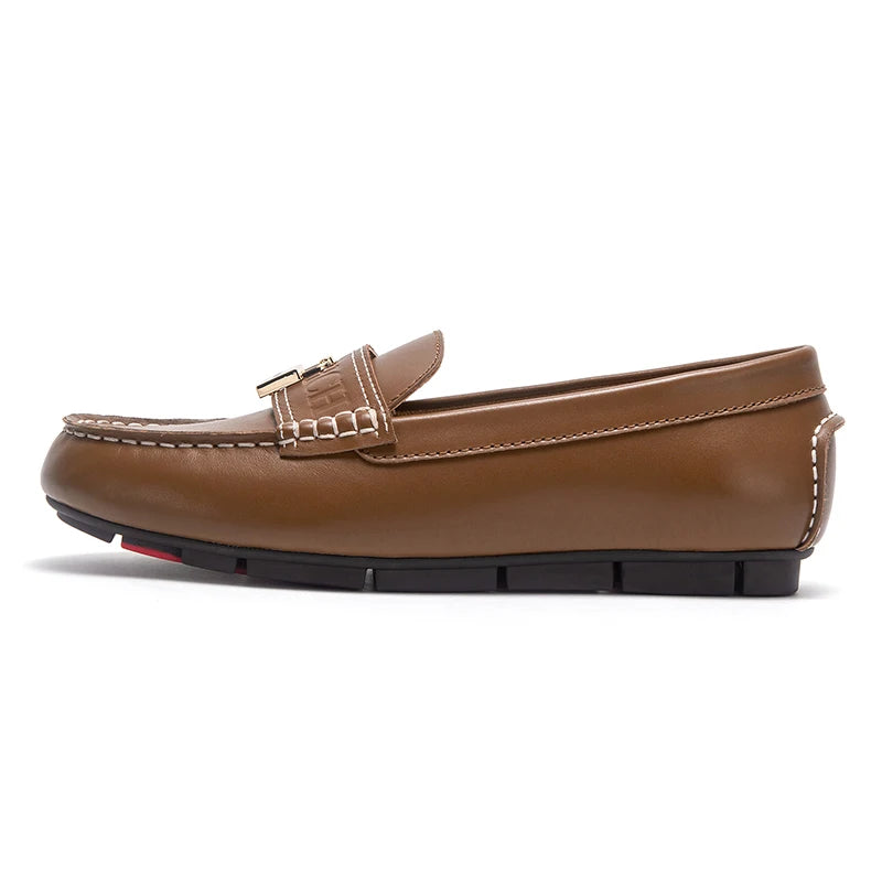 Ballerine Donna in Pelle Casual con Punta Tonda