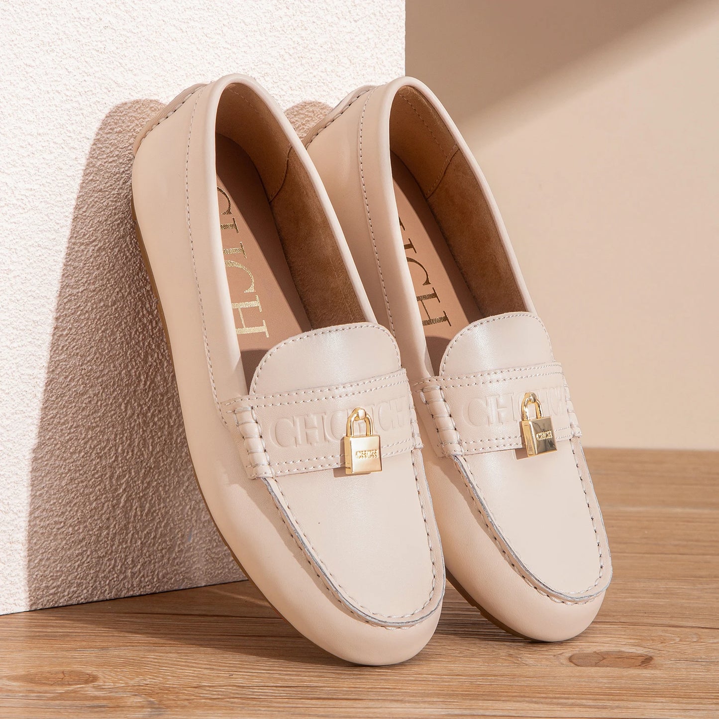 Scarpe da Passeggio Donna in Pelle di Vitello Piatte con Suola Comoda