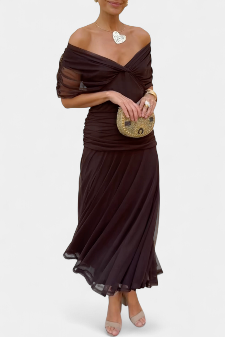 Abito Donna Elegante Velluto Smanicato con Scollo a V