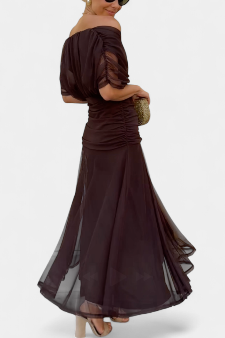 Abito Donna Elegante Velluto Smanicato con Scollo a V