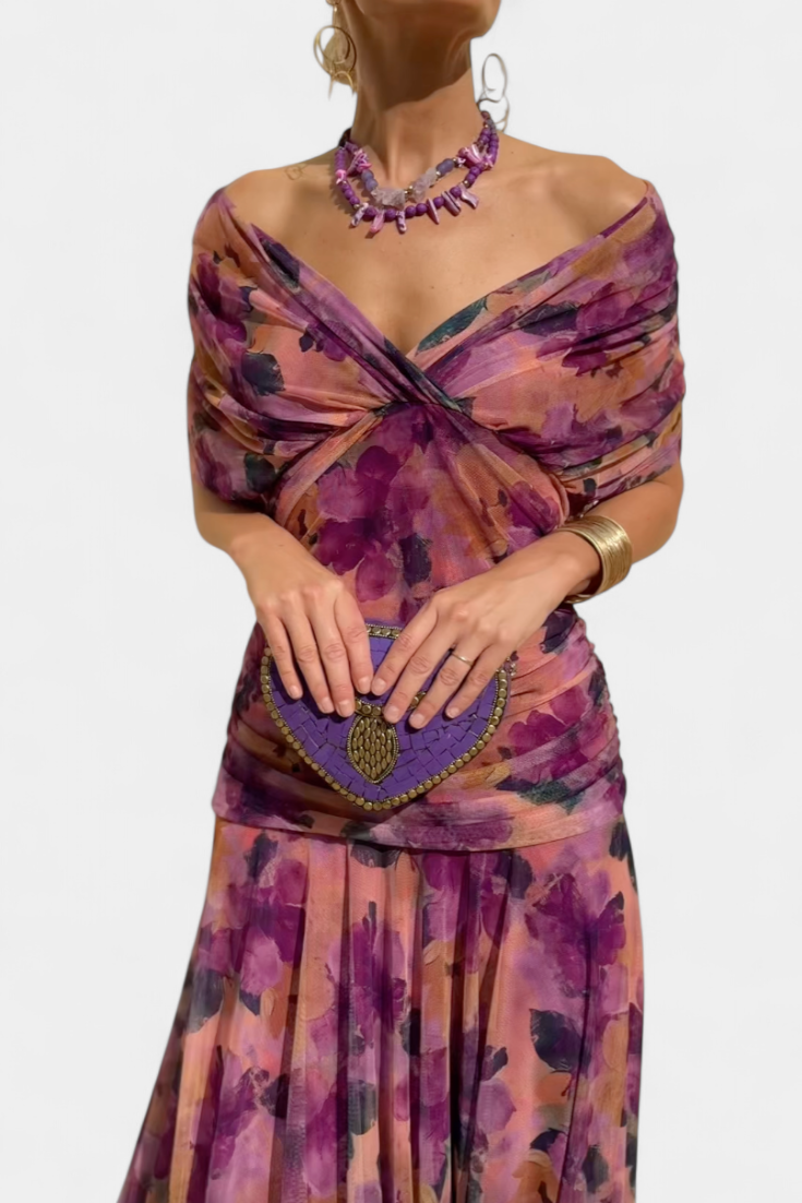 Abito Donna Elegante Velluto Smanicato con Scollo a V