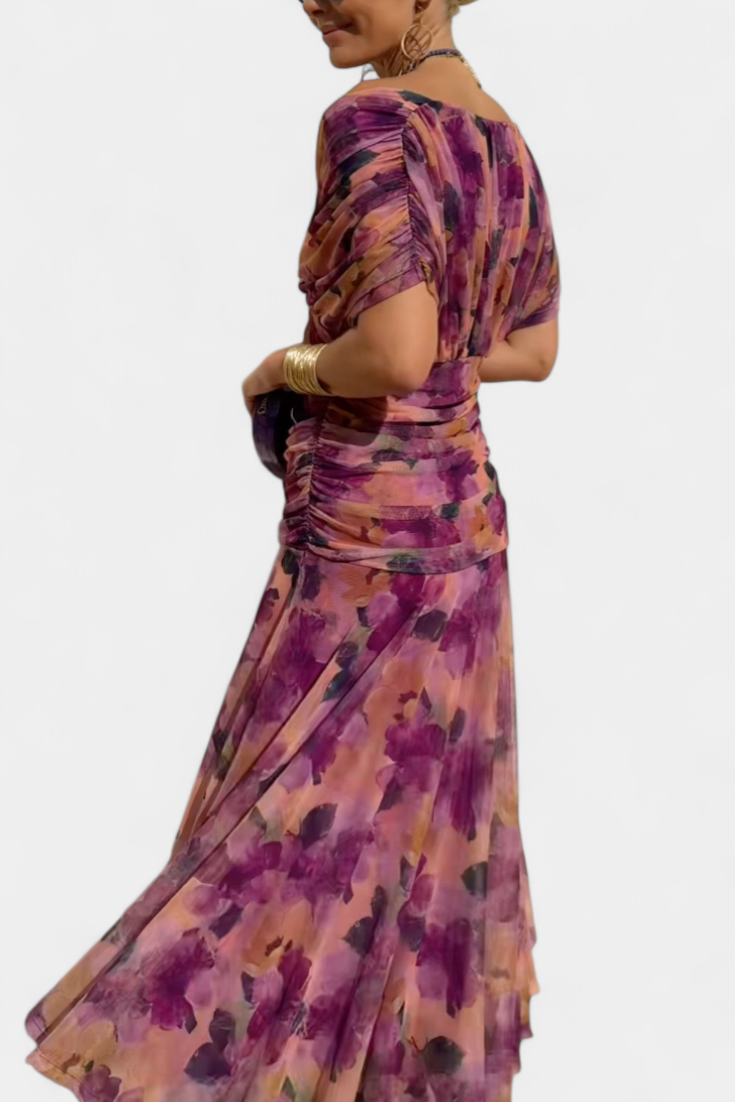 Abito Donna Elegante Velluto Smanicato con Scollo a V
