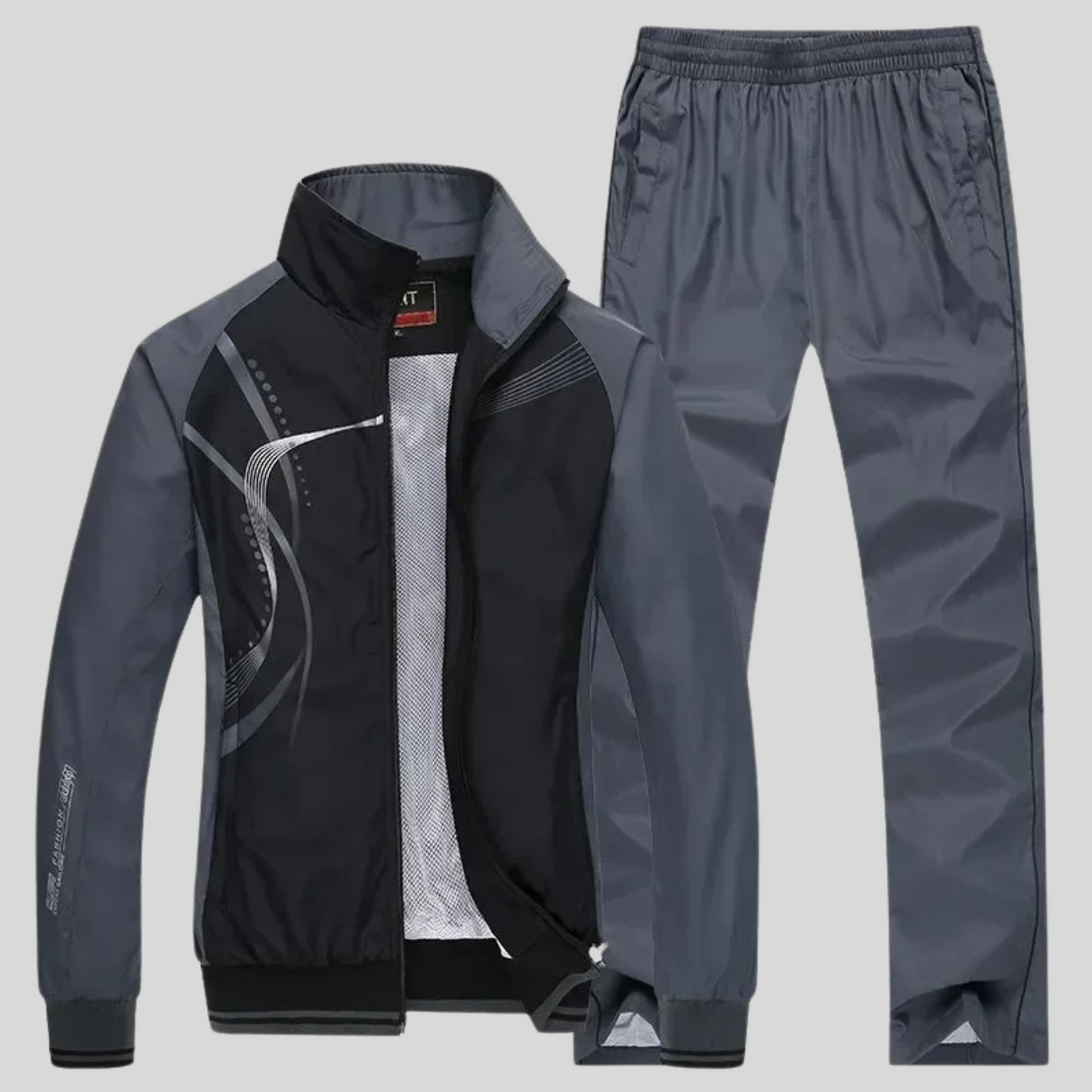 Set Sportivo Uomo Termico Manica Lunga Vestibilità Ampia Sportivo