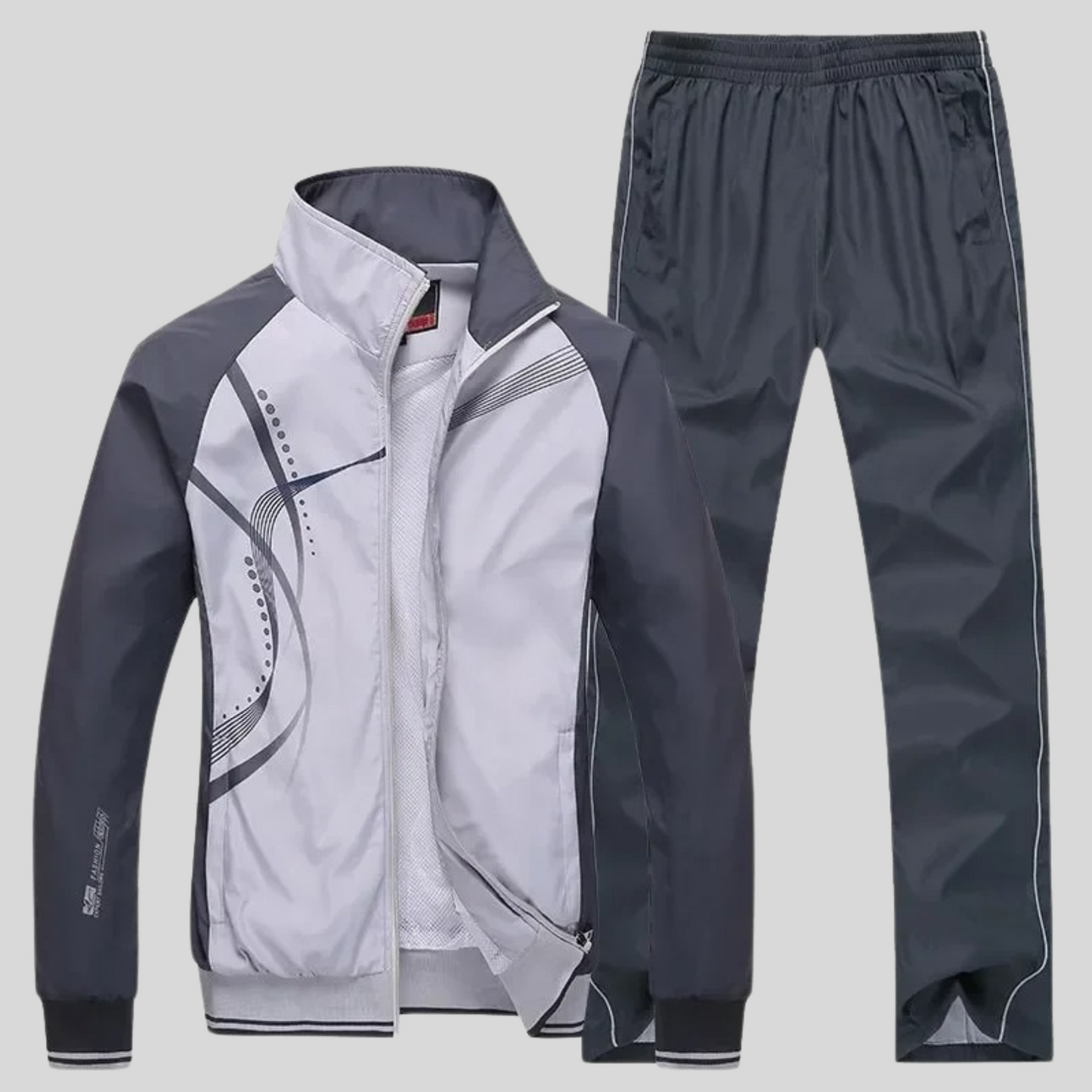 Set Sportivo Uomo Termico Manica Lunga Vestibilità Ampia Sportivo