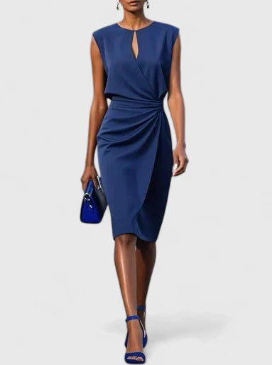 Abito Donna Raso Smanicato Slim Fit Elegante