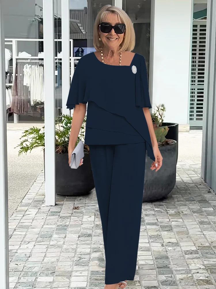 Set Elegante Donna Velluto Smanicato Slim Fit – Estate