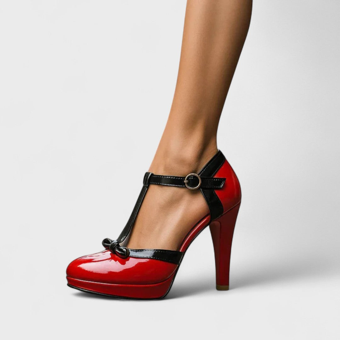 Tacchi Ortopedici Donna in Pelle con Supporto Plantare