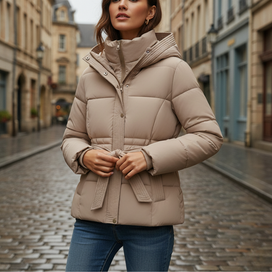 Piumino Donna Cappuccio Antivento