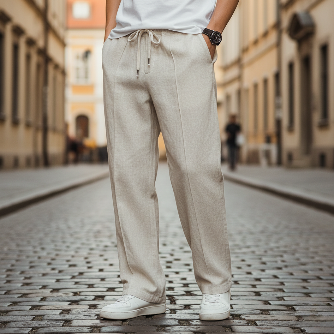 Pantaloni Uomo Con Coulisse