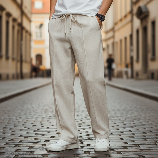 Pantaloni Uomo Con Coulisse