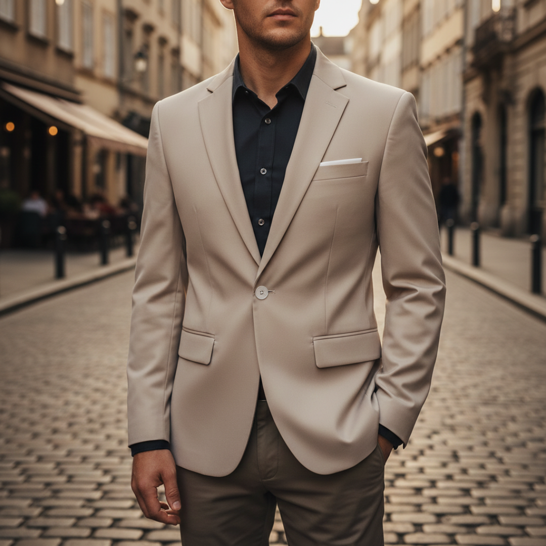 Giacca Abito Uomo Slim Fit Business Formale