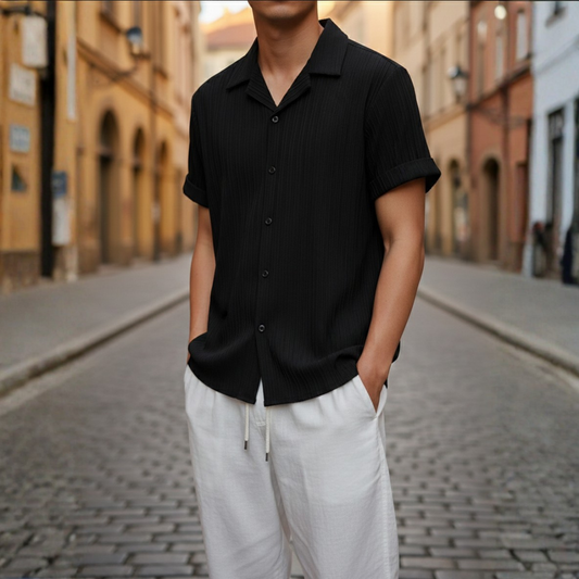 Set Coordinato Uomo Maglia Pantaloni a Costine