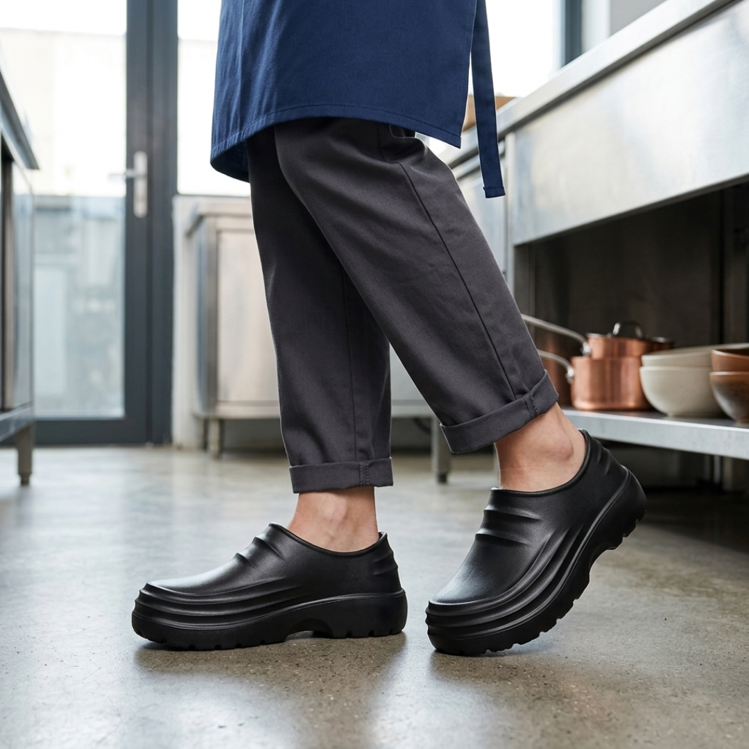 Scarpe da Chef Impermeabili Slip-On in EVA Scarpe da Lavoro Unisex