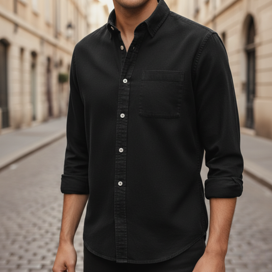 Camicia uomo con taschino