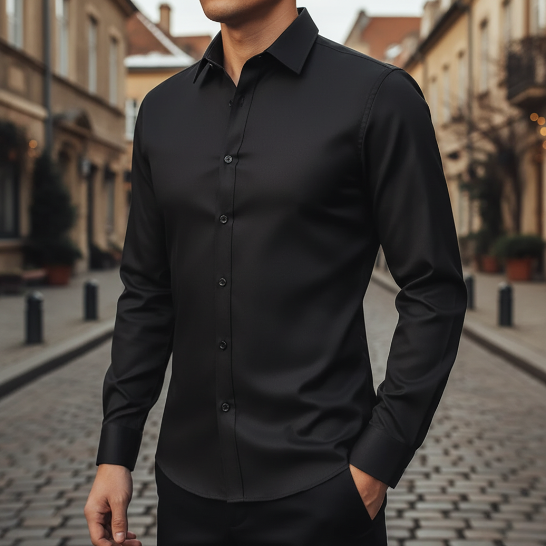 Camicia Uomo Slim Fit Manica Lunga