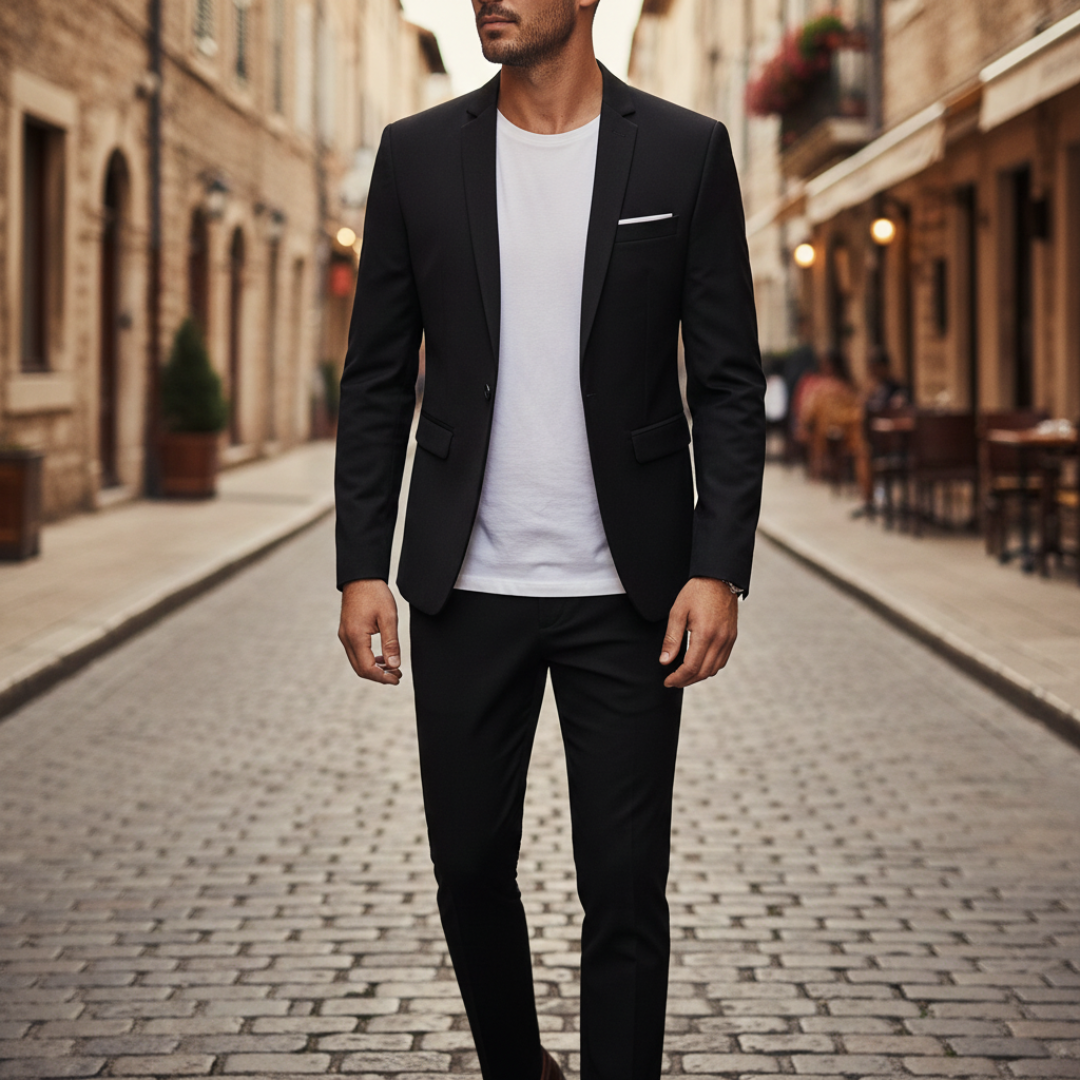 Giacca Abito Uomo Slim Fit Business Formale