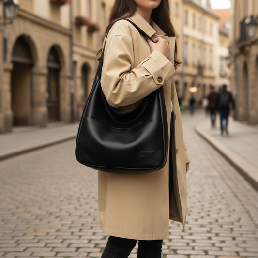 Borsa Donna Spalla Ecopelle Hobo Grande