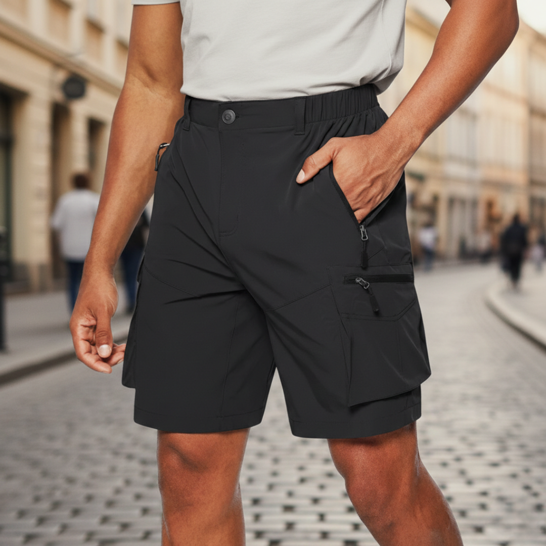 Bermuda Cargo Uomo Elasticizzati Idrorepellenti