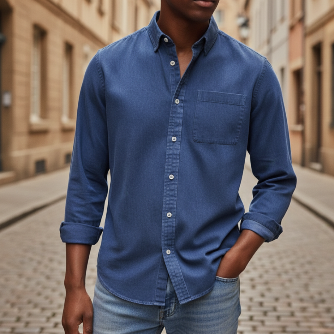 Camicia uomo con taschino