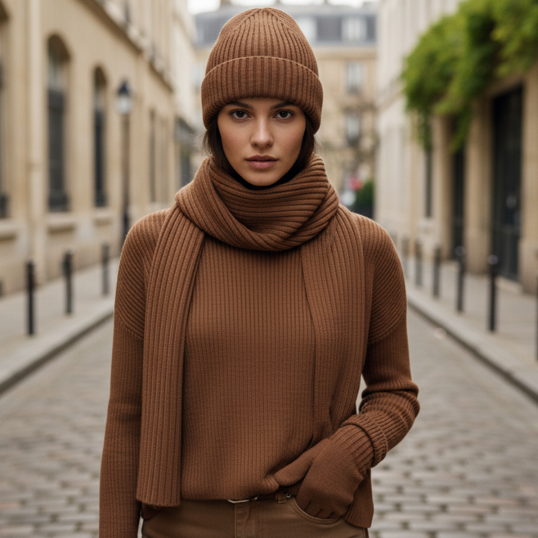 Set Invernale Donna in Maglia