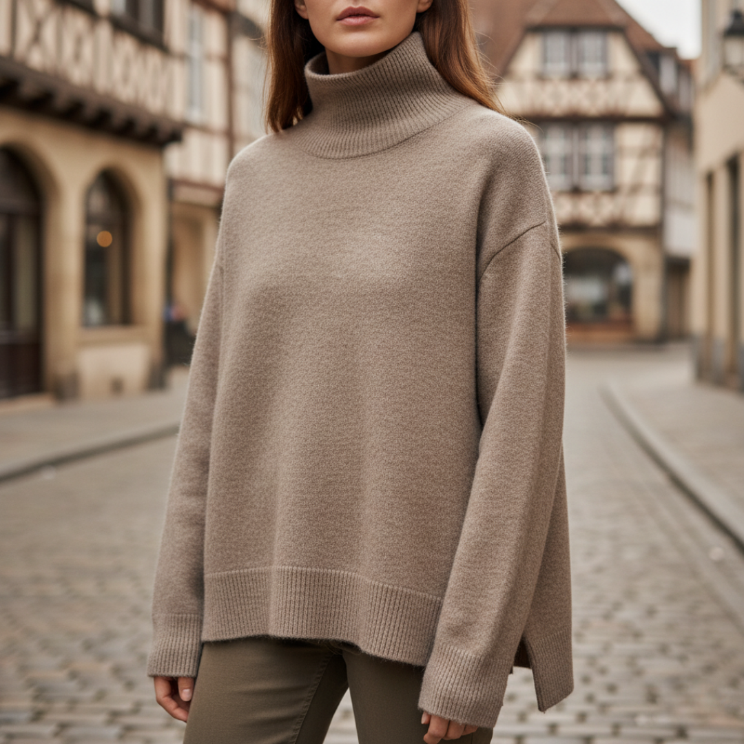 Maglione Donna Collo Alto Comodo