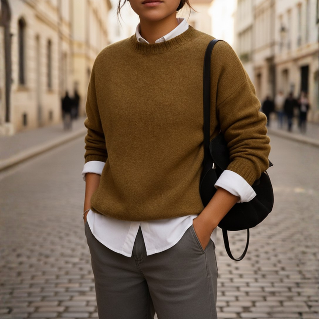 Maglione Donna Girocollo in Maglia