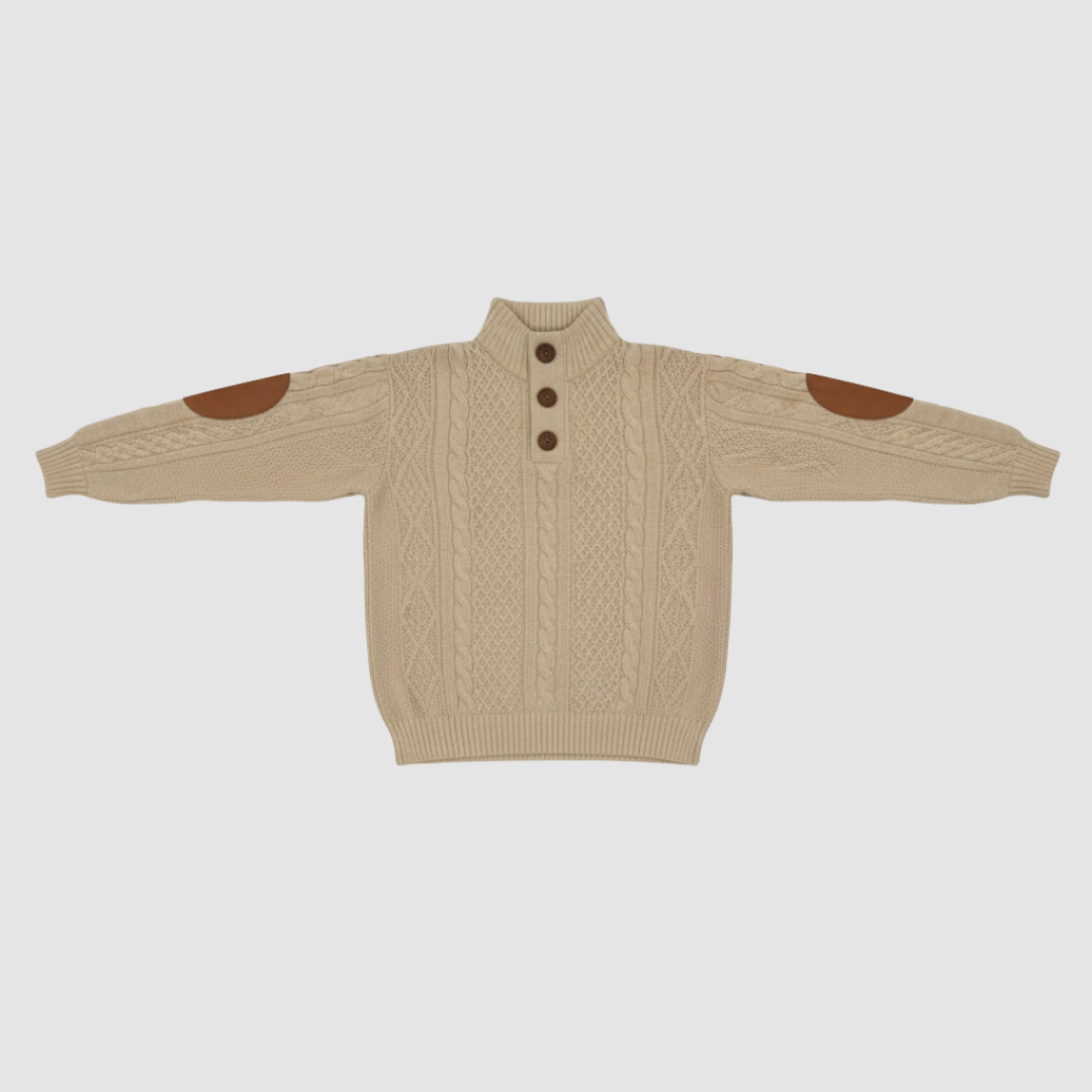 Blazer in maglia da uomo casual monopetto