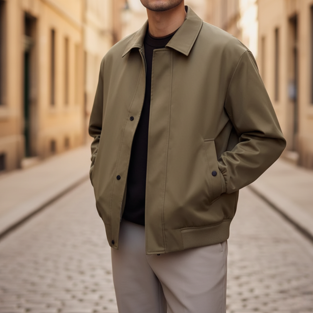 Giacca Bomber Uomo in Misto Tecnico
