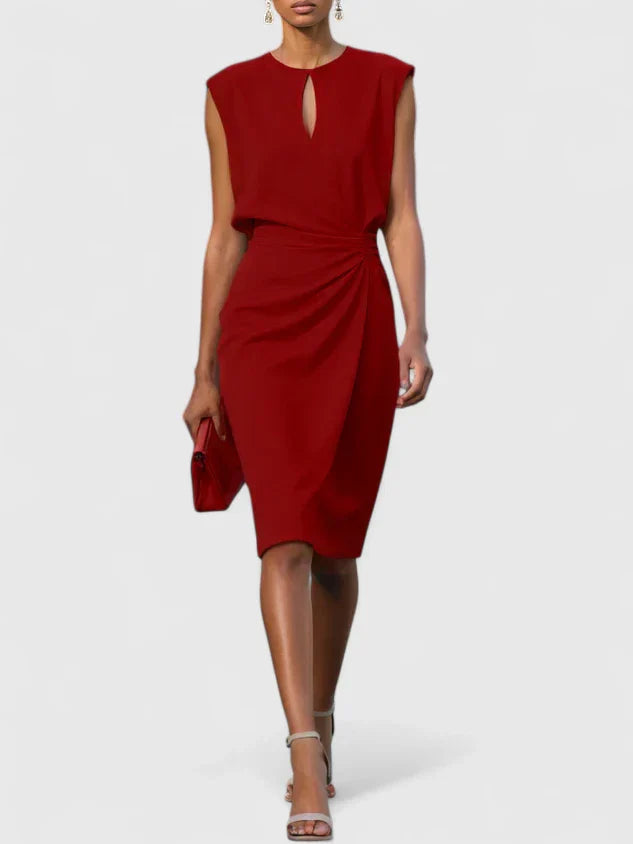 Abito Donna Raso Smanicato Slim Fit Elegante