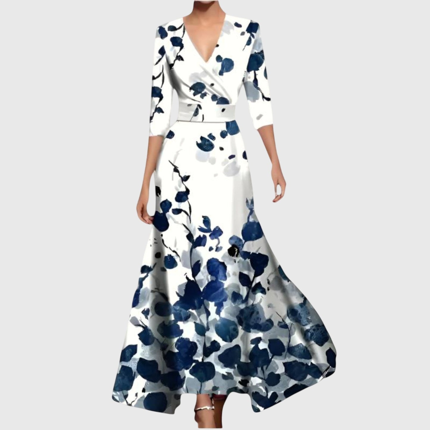 Abito Donna Elegante Velluto Smanicato Manica Lunga