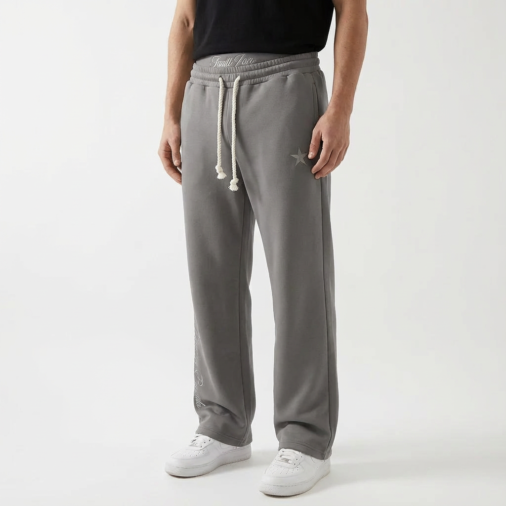 Pantaloni Jogger Unisex Baggy Vestibilità Con Tasche Casual