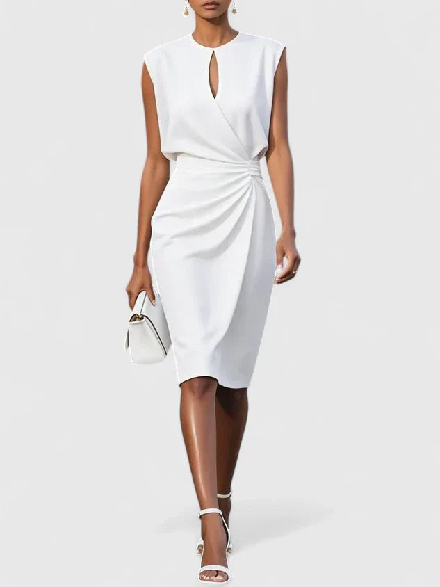Abito Donna Raso Smanicato Slim Fit Elegante