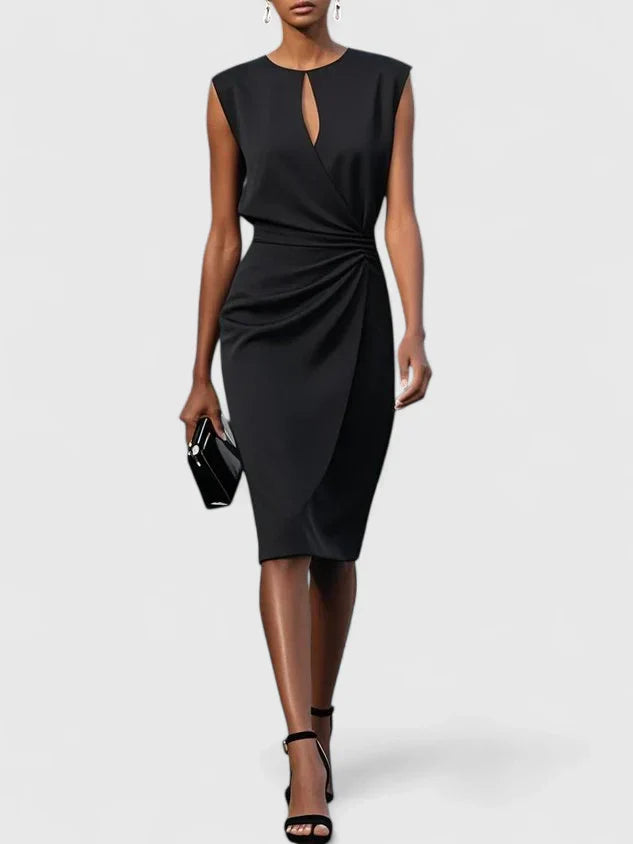 Abito Donna Raso Smanicato Slim Fit Elegante
