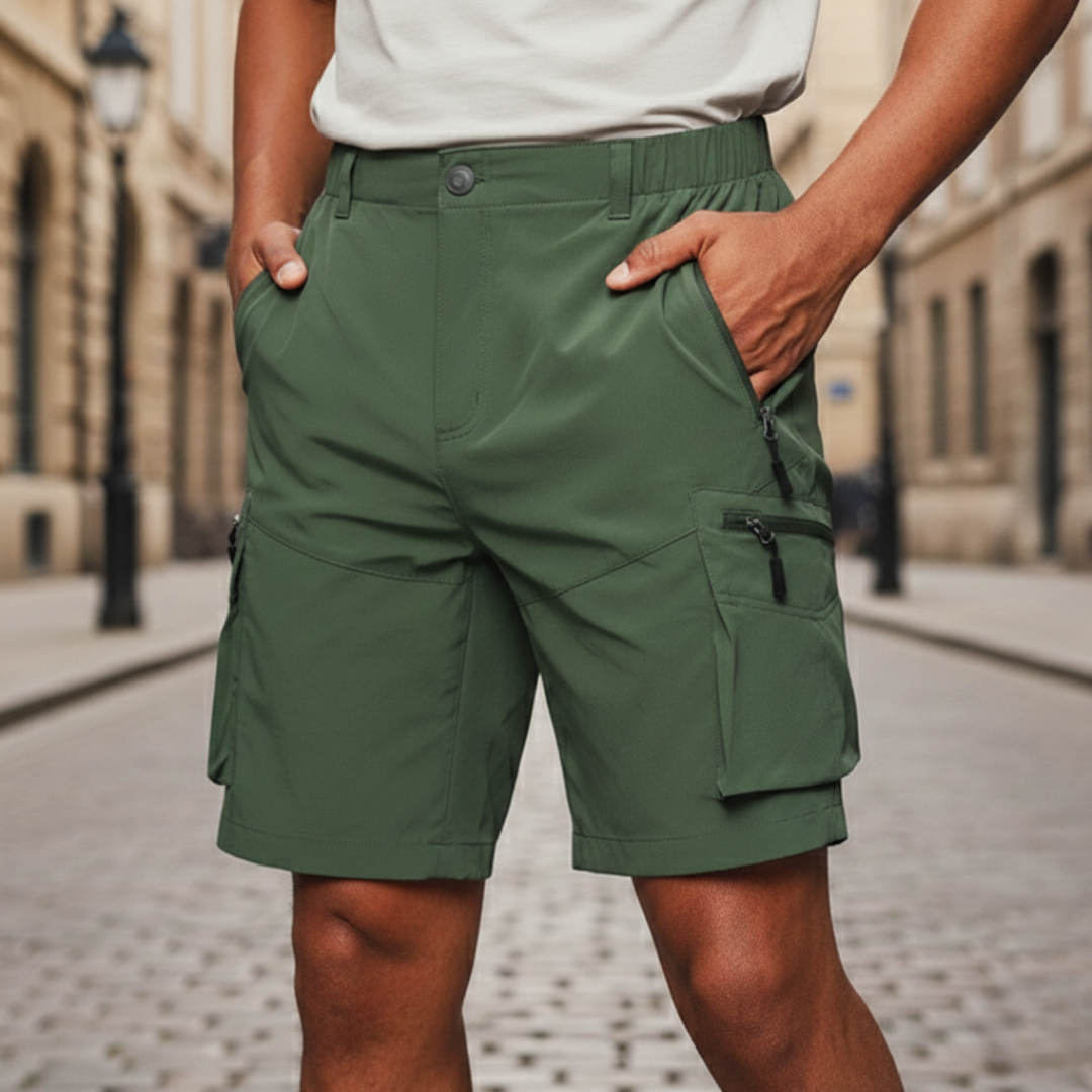 Bermuda Cargo Uomo Elasticizzati Idrorepellenti