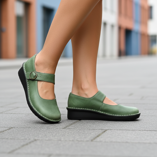 Ballerine da Donna con Cinturino alla Caviglia e Suola Ergonomica