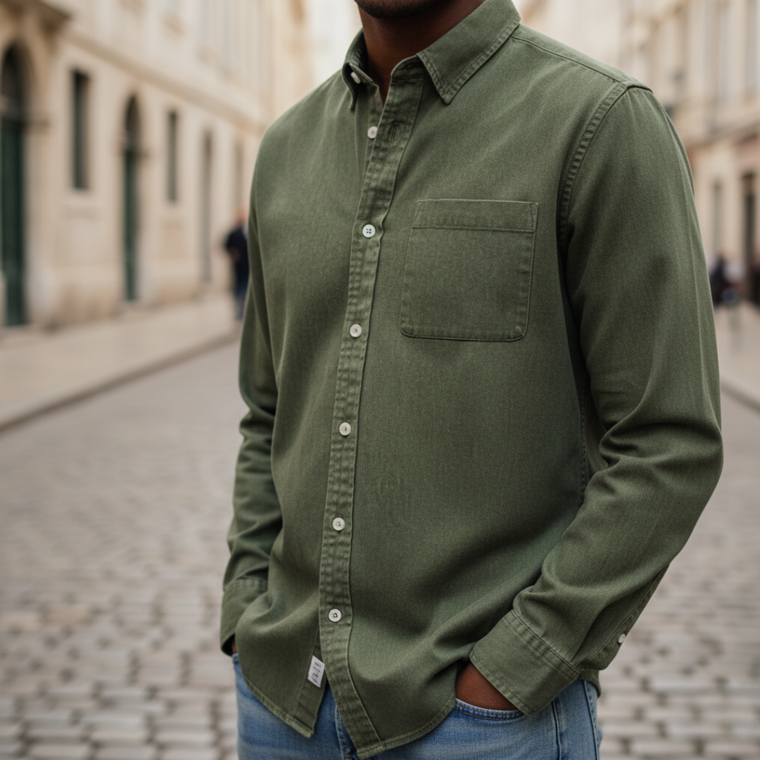 Camicia uomo con taschino
