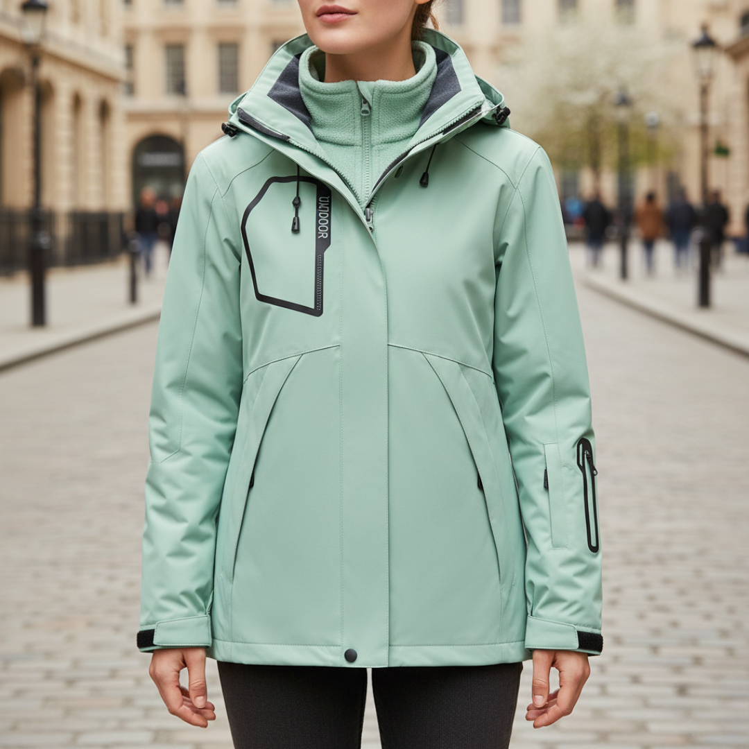 Giacca Outdoor Donna in Tessuto Tecnico