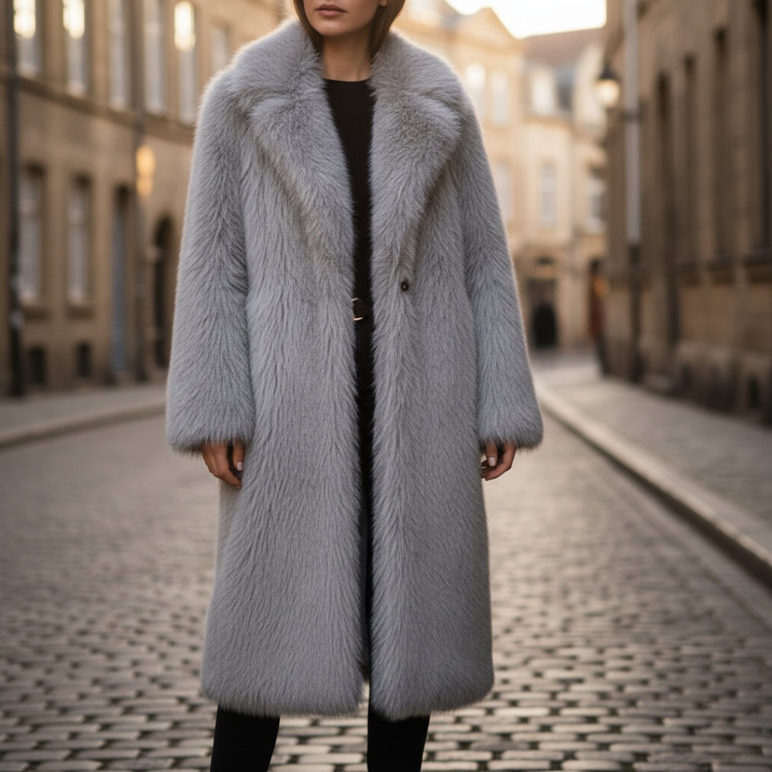 Pelliccia Sintetica Donna Lunga