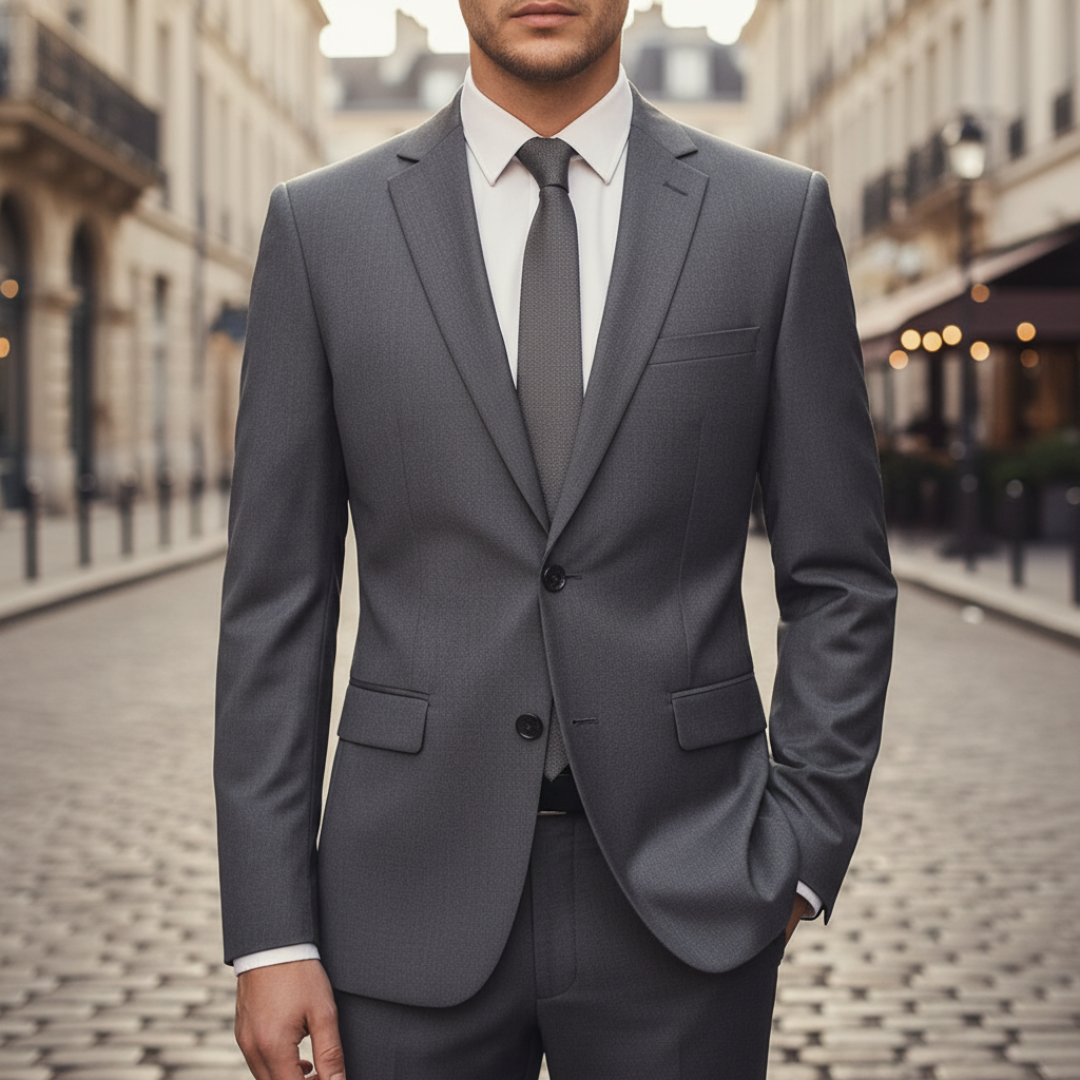 Blazer Uomo Slim Fit Formale Azzurro