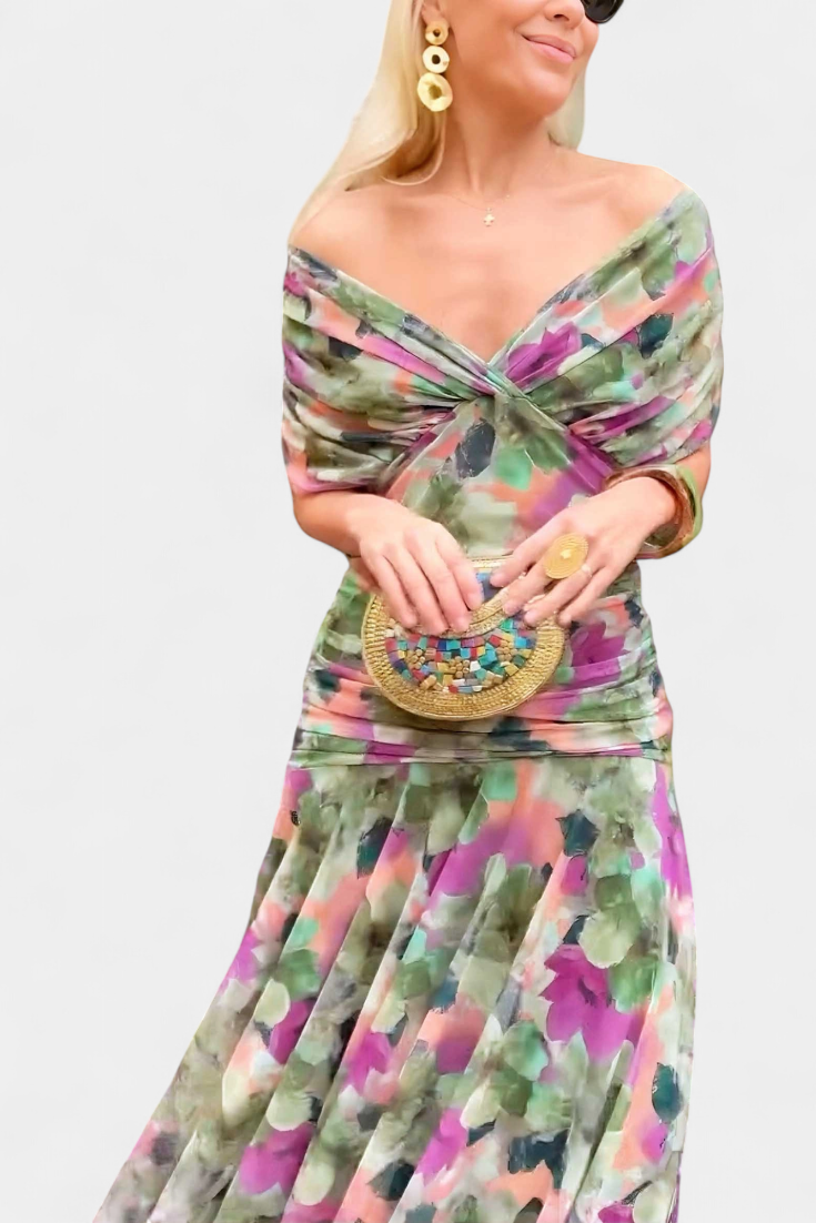 Abito Donna Elegante Velluto Smanicato con Scollo a V