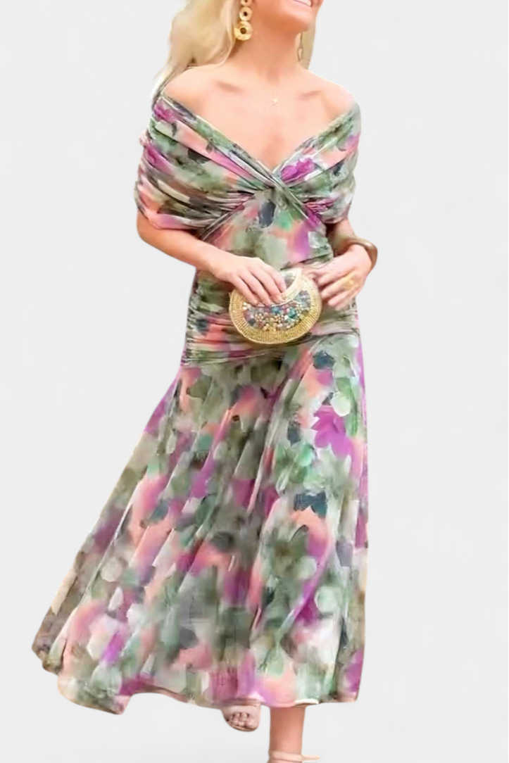 Abito Donna Elegante Velluto Smanicato con Scollo a V
