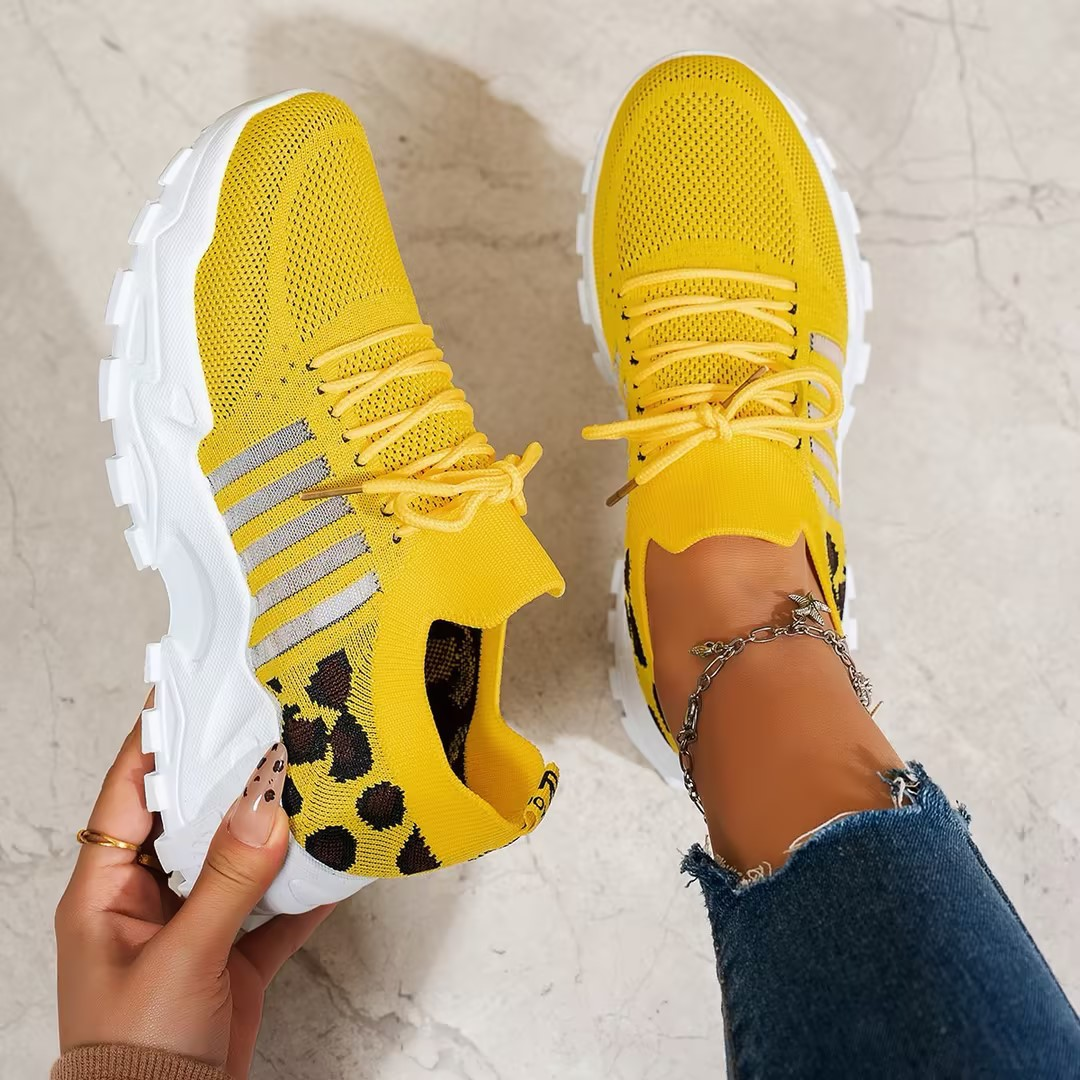 Sneakers Orthopediche Donna in Tessuto con Suola