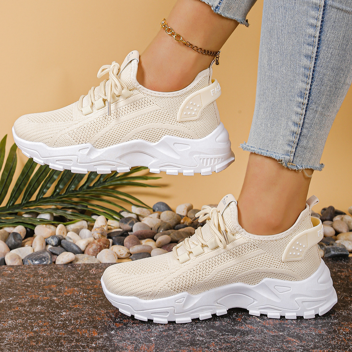 Sneakers Orthopediche Donna in Tessuto con Suola