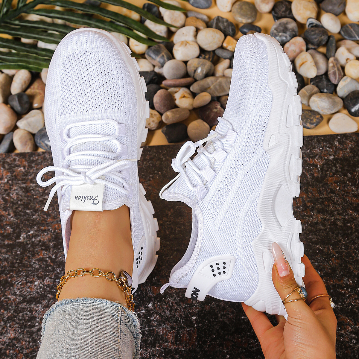 Sneakers Orthopediche Donna in Tessuto con Suola